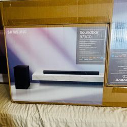 Samsung (HW-B73CD) Premium 5.1 Ch Soundbar Home Theater - Wireless Sub, Adaptive Audio, Game Mode