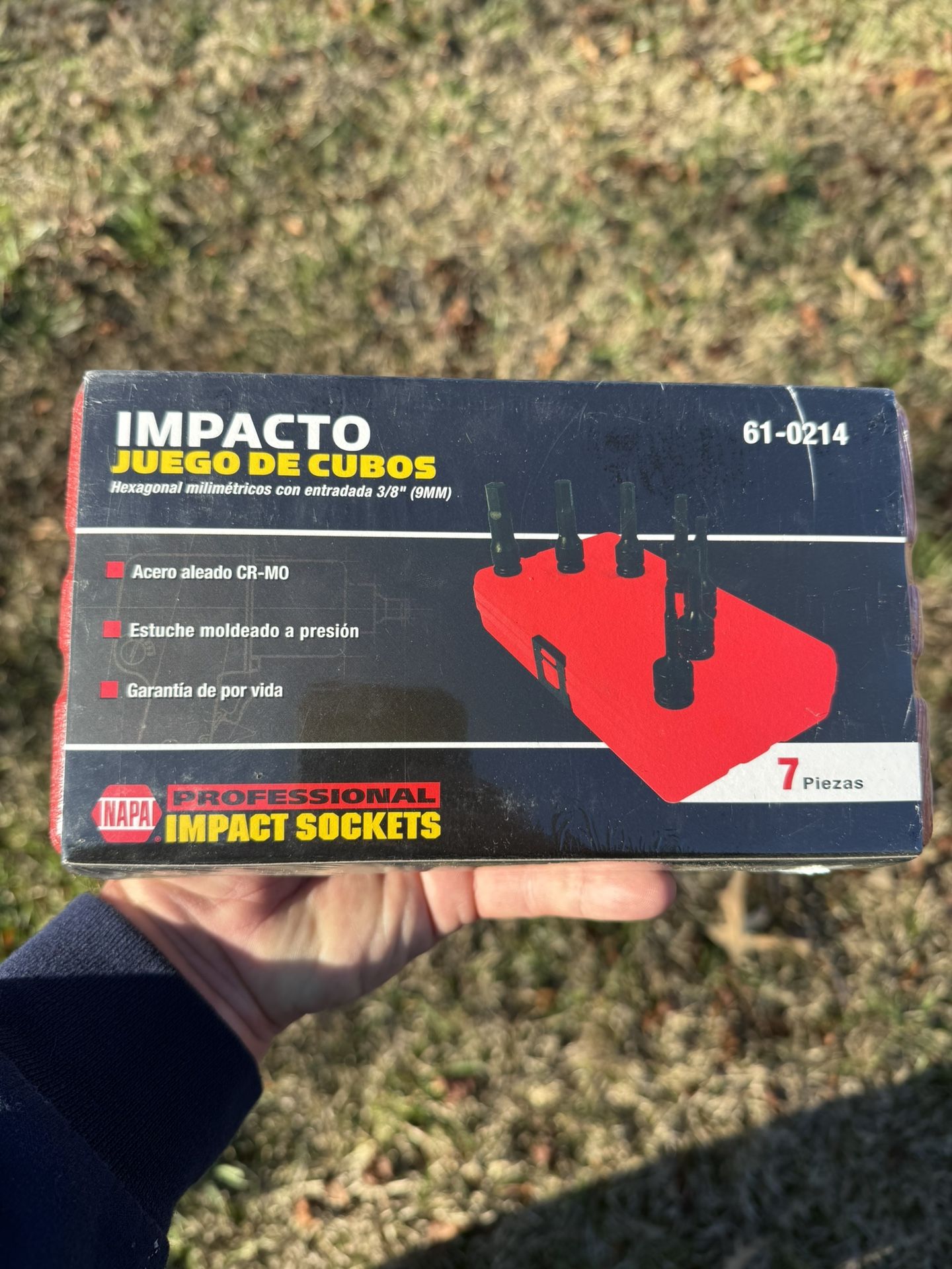 Napa Impact Socket Set 3/8 Drive Hex Metric