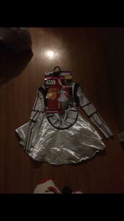 Girls StormTrooper Halloween Costume