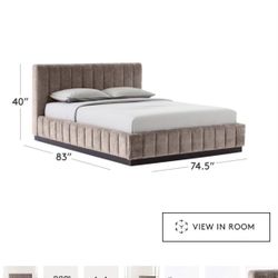 CB2 Queen Bed And Matress 