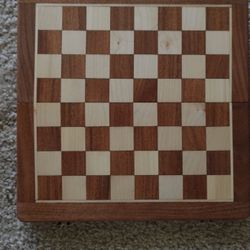 Chess Board - Wooden Magnetic Folding (12*12 Inches)