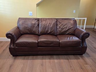 Leather sofa N love seat