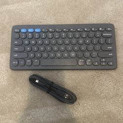 ZAGG Pro Keyboard 12 - Compact Wireless Charging Desktop Keyboard - Multi-Device Pairing
