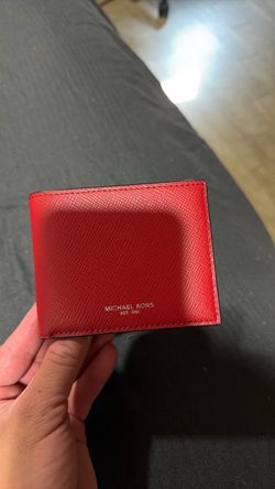 Red Men’s Michael Kors bifold wallet