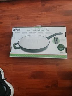 9 In. CAST IRON ROUND  PAN