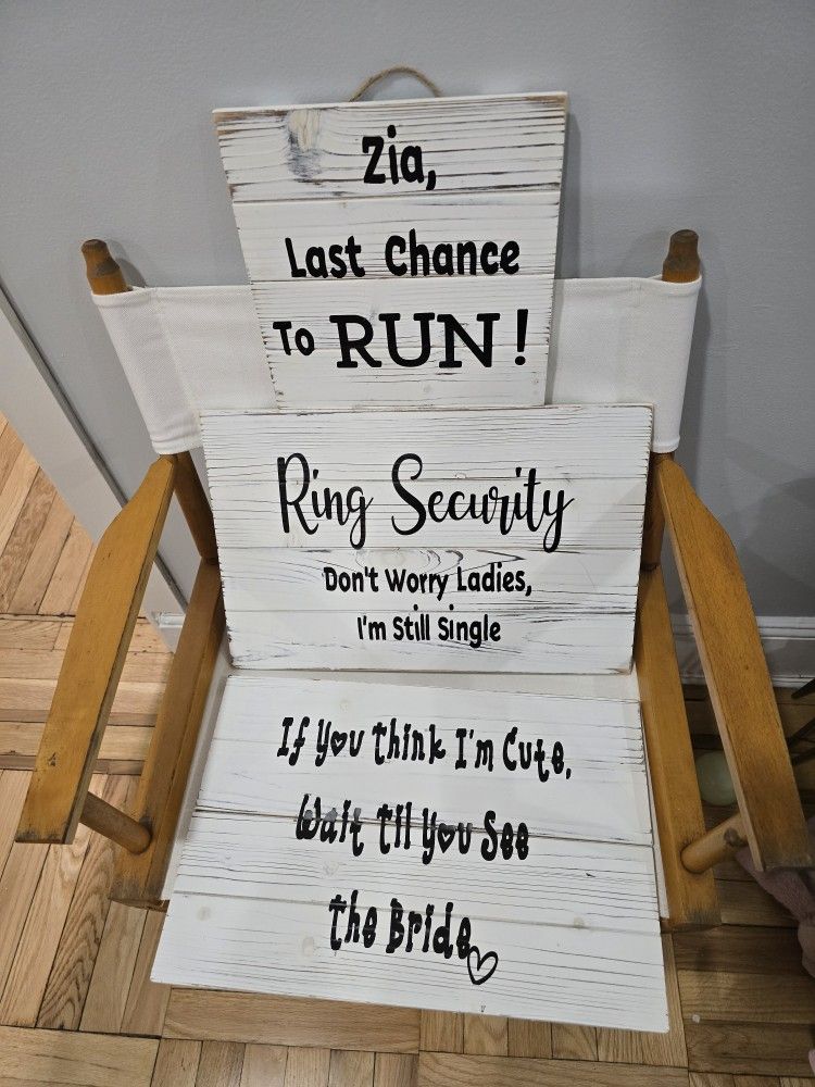 Wedding Signs
