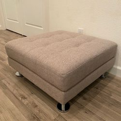 Almost Brand New Square Scandinavian Ottoman With Perfect Condition 
