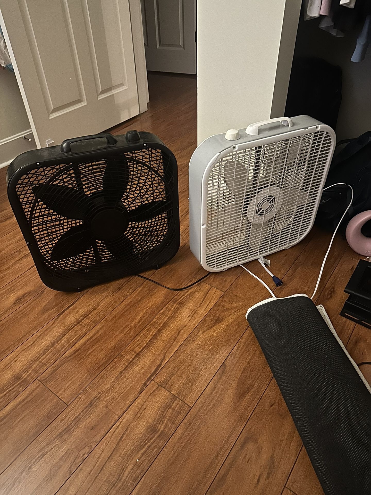 Two box fans