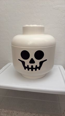 LEGO Large Skeleton Head Storage Container