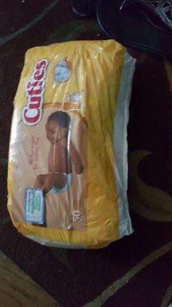 Cuties diapers size 1 50 count