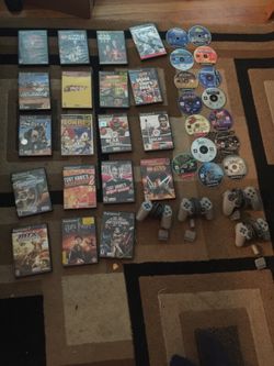 Ps2 games and controllers