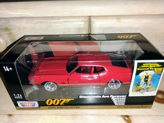 1/24 Diecast James Bond 007 "Diamonds Are Forever" Ford Mustang