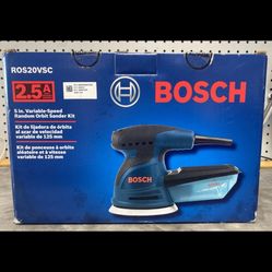 BOSCH 5in. Variable-Speed Random Orbit Sander Kit