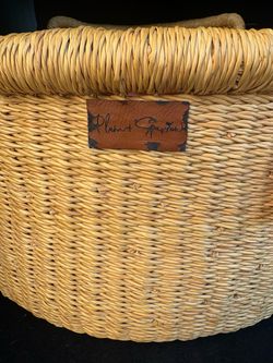 Hand Woven Basinet Plum + Sparrow