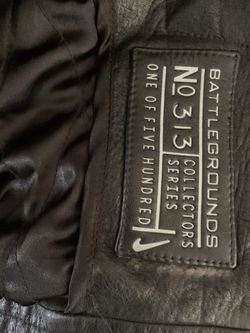 Jordan Nike Battle Ground leather jacket XL