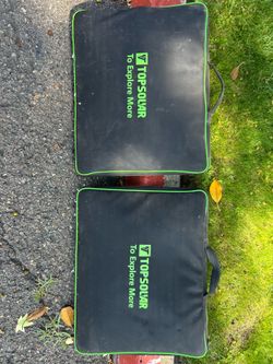 2 Top solar foldable solar panels 120 W