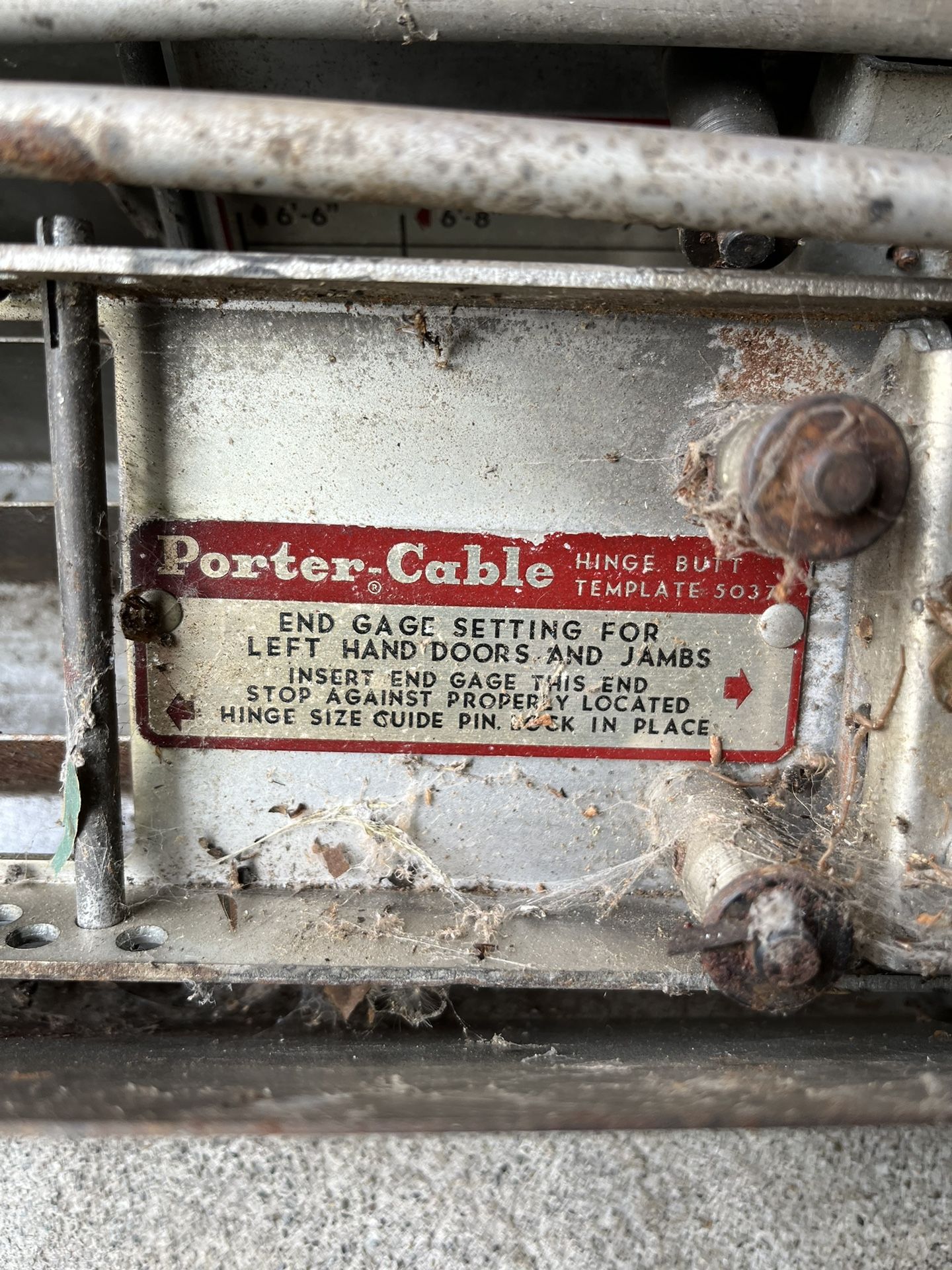 Porter Cable Hinge End For Door And Jambs
