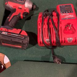 Driver With Battery An Charger