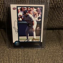 1998 Bowman David Ortiz Rookie Baseball Card 