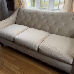 Macy’s 3 Seater Sofa - Off white