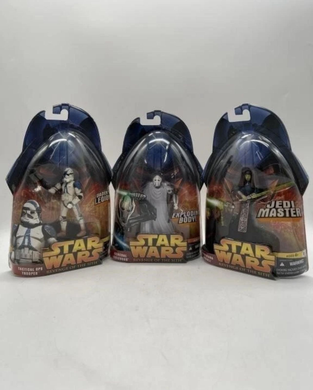 Including Tactical Ops Trooper, General Grevious, and Luminara Unduli Still in o
