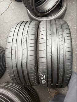 2 tires 245-40-20 Pirelli good condition $140 for both mounted and balanced