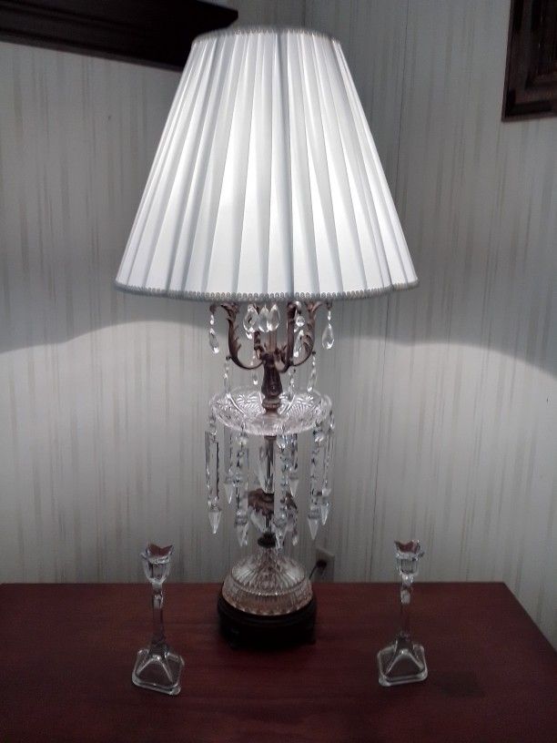 Vintage Crystal Lamp