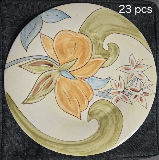 Floral Ceramic Plates
