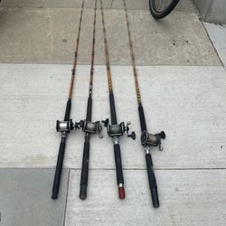 Saltwater Fishing Rods With Penn Reels