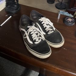 Used Black Low Top Vans 11.5 Men