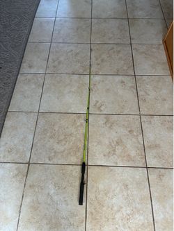 6 ft Casting Rod Green/Black Carbon Fiber EVA Split Grip Fast Med Heavy 8G