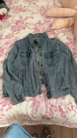 Plus size denim jacket