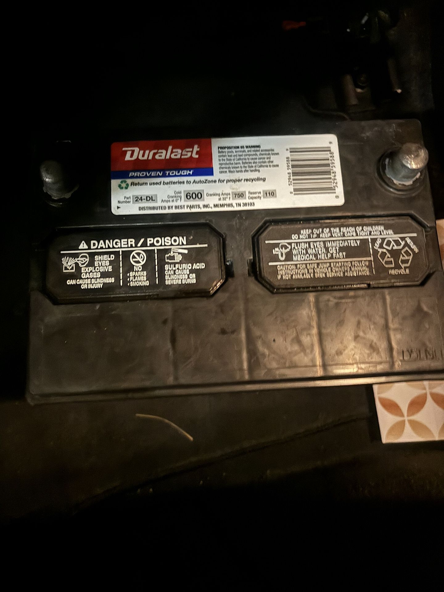 Duralast Battery