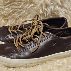 Men's SPERRY brand Leather Bomber Sneakers Walking Shoes Size 8.5