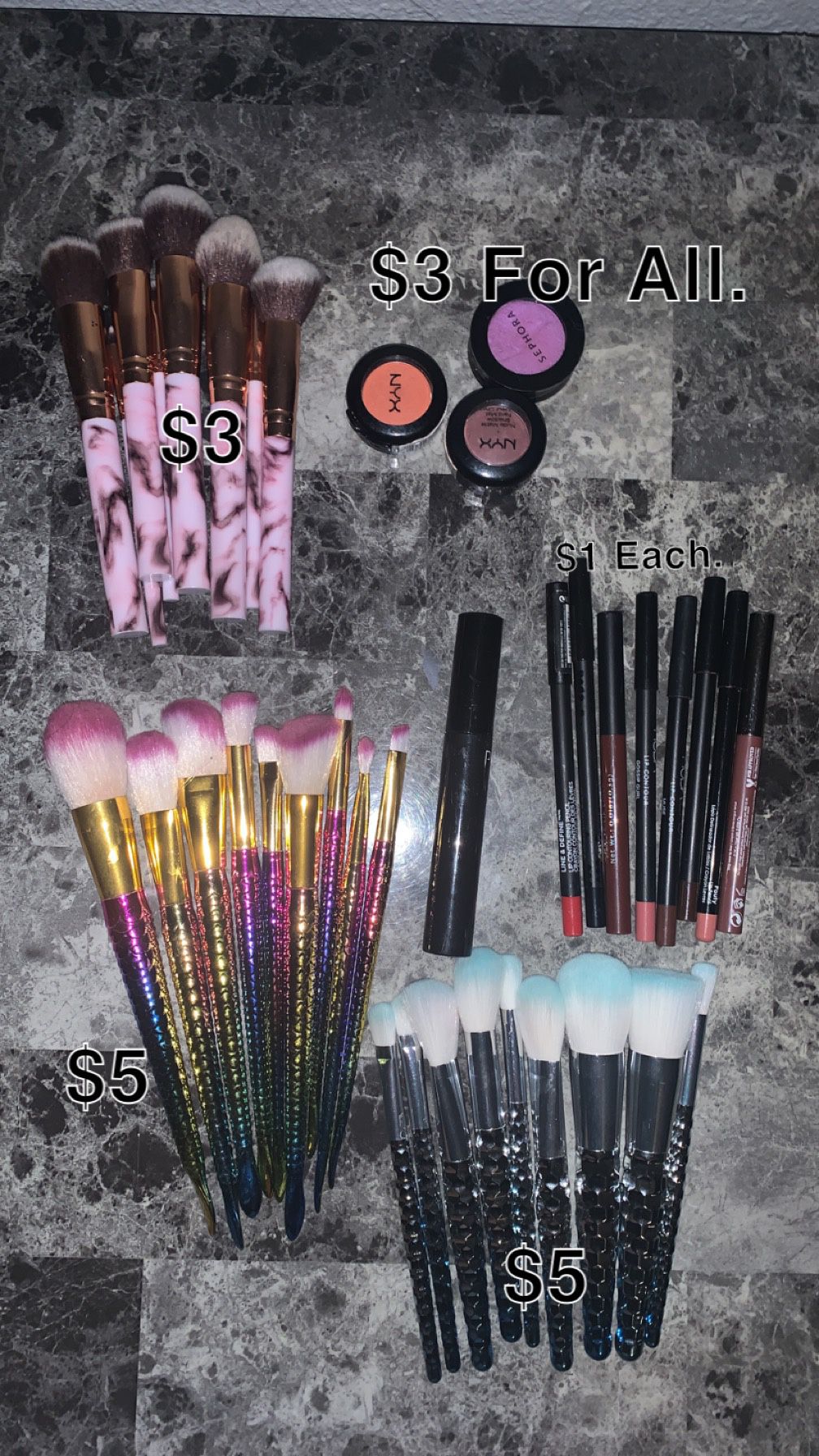 Makeup, And Makeup Brushes. for Sale in San Antonio, TX - OfferUp