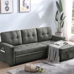 Convertible Sectional (Sleeper)//Financing Available 