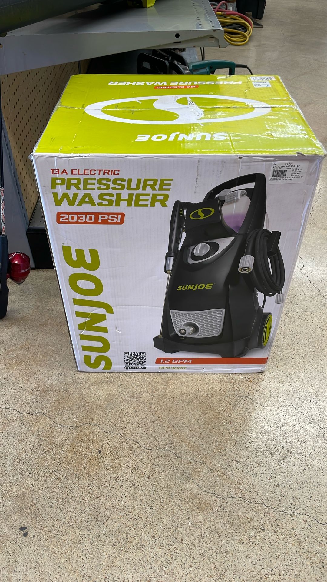 Sunjoe Pressure Washer 2030 Psi