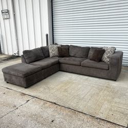 Light Brown Sectional Couch