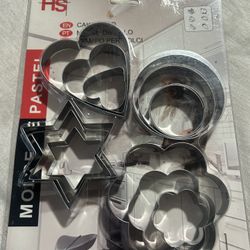 HS Cookie Cutters Set - Hearts, Stars, Circles, Flowers
