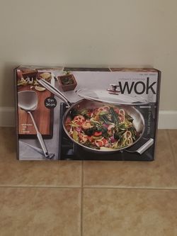 13 inch Stainless Steel Wok