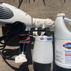 Clorox Turbo Power Sprayer w/ Clorox disinfectant 
