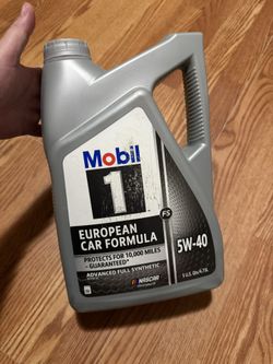 Mobil 1 FS European Car Formula Full Synthetic Motor Oil 5W-40, 5 Quart