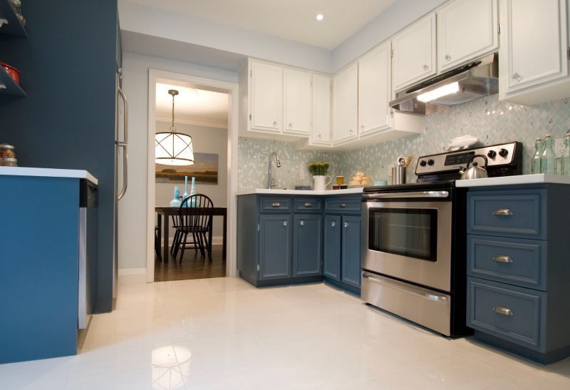 Cabinets professionally sprayed
