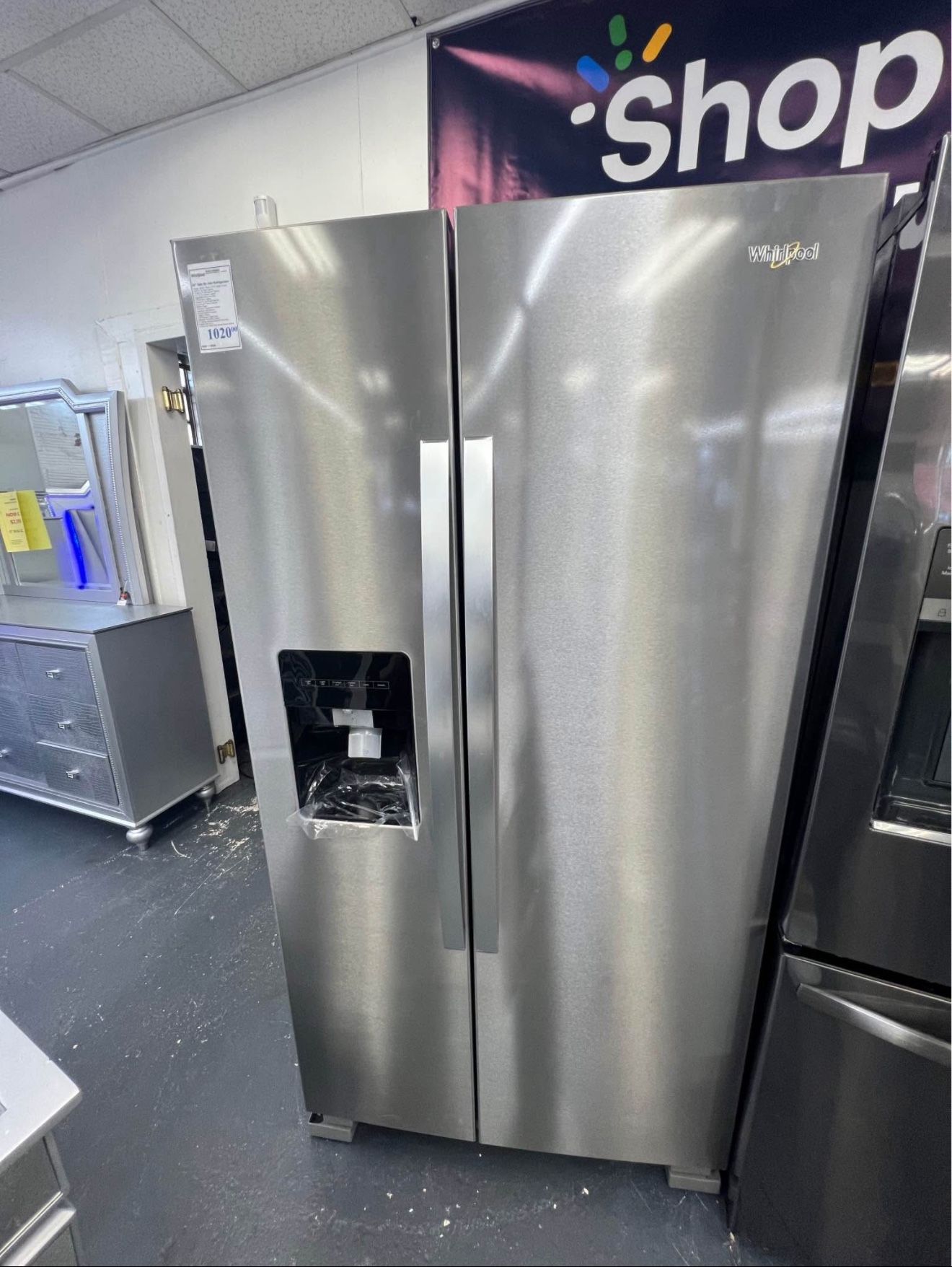 Side By Side Refrigerator Starting At $1,000 ✅we Finance Only $49 Down No Credit Needed 