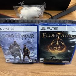 NEW SEALED God of War Ragnarok + Elden Ring for Playstation 5
