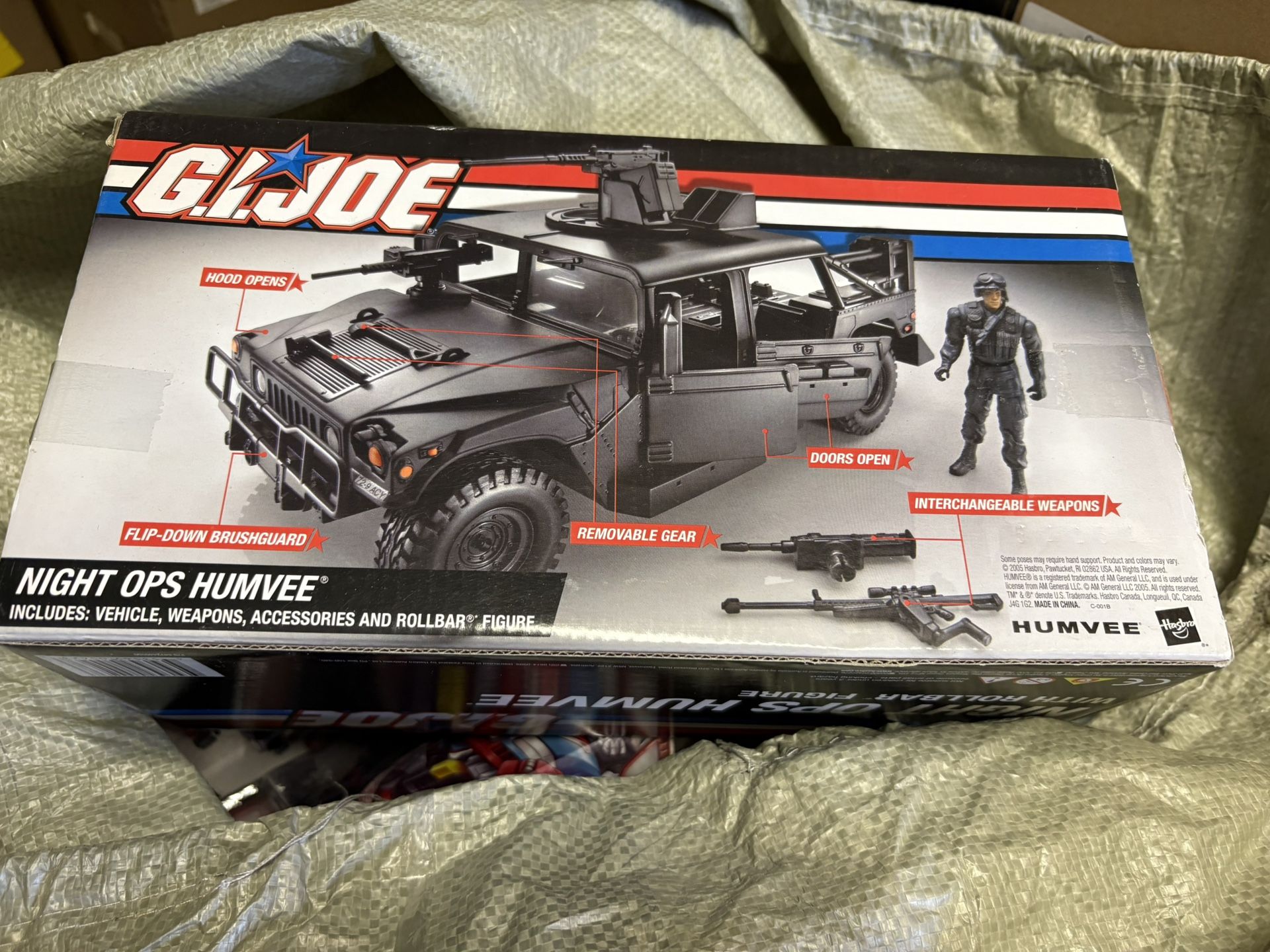 Jungle Strike Gi Joe Night Ops Humvee Hasbro Military Adventure