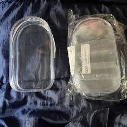 Clear Zipper Key Chain Case