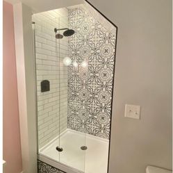 New 30x72 In Shower Glass Door 