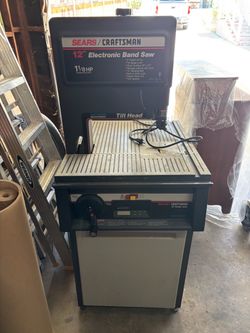 Vintage Sears/Craftsman 12" Electronic Band Saw