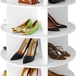 MSRP 140$, New SpaceAid 4 Tier Rotating Shoe Rack